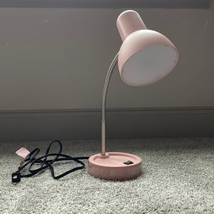 Led lamp with charging plug in